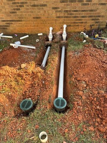 Discharge Line & LawnScape Oulets
