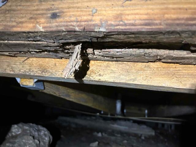Wooden Floor Joist Deterioration