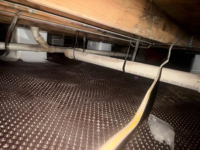 Installation of Drainage Matting