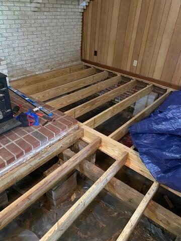 Installing New Subfloor