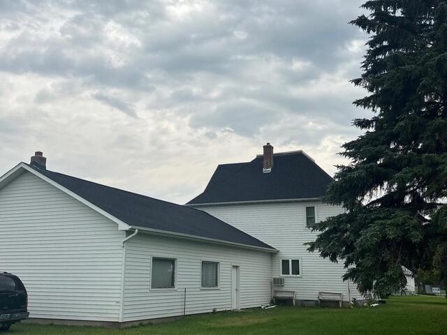 The roof replacement is finsihed