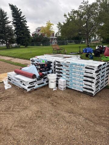 IKO Dynasty Shingles ready for installation