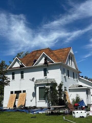 Replacing the water damaged decking