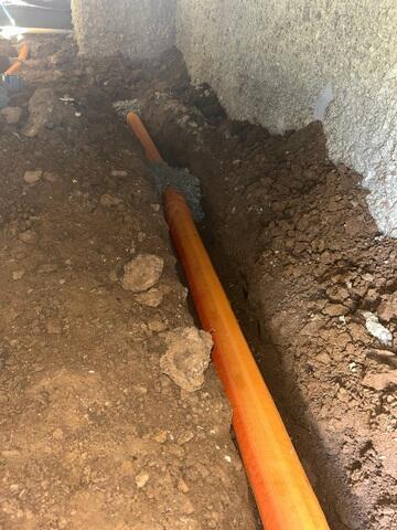 Crawl Space Drainage System