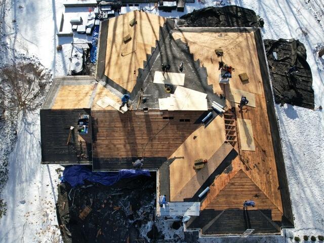 New Plywood Is Installed