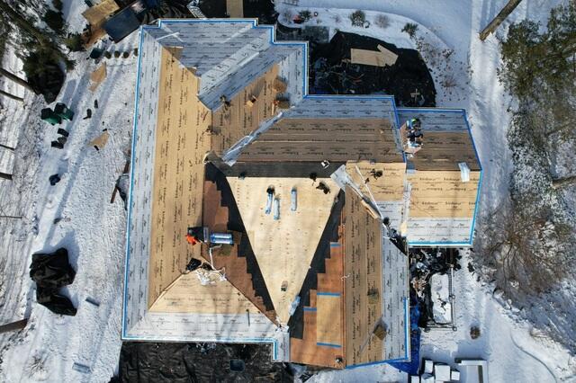 Underlayment Is Installed