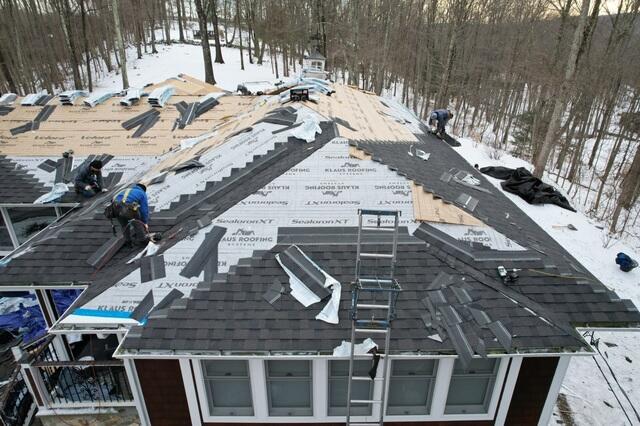 New Shingles Are Installed