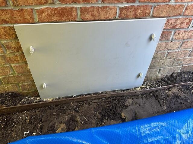 New Crawl Space Door