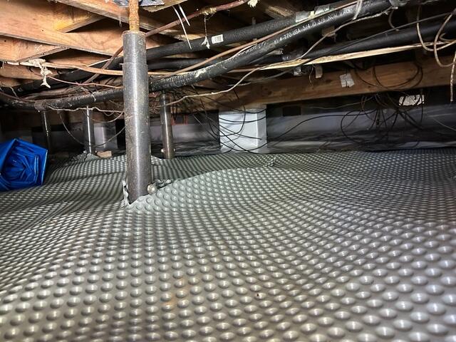 Drainage Matting Installed