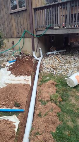 Discharge Line Installation