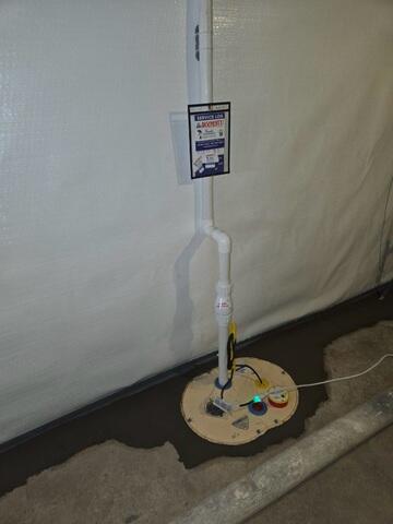 Second Sump Pump Added