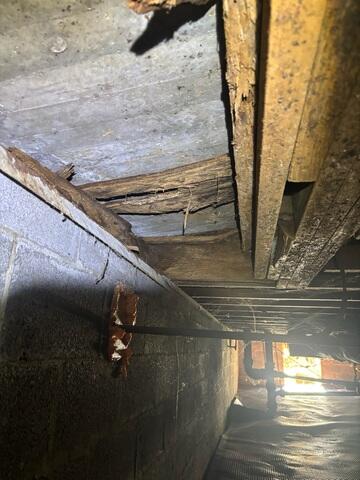 Crawl Space Floor Failure