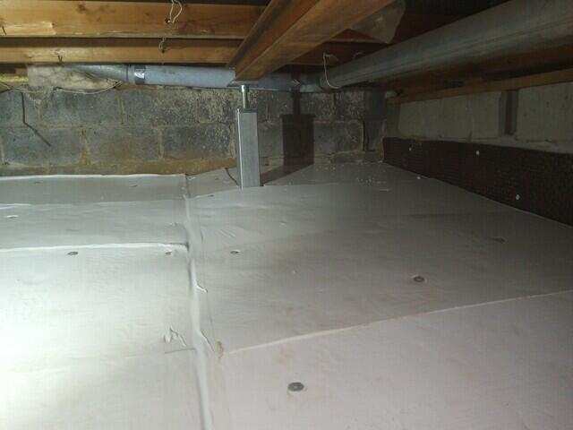 Insulation installed