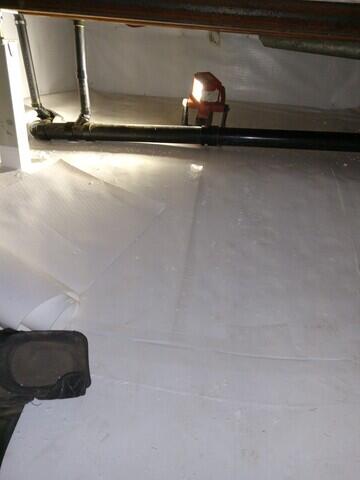 Cleanspace vapor barrier