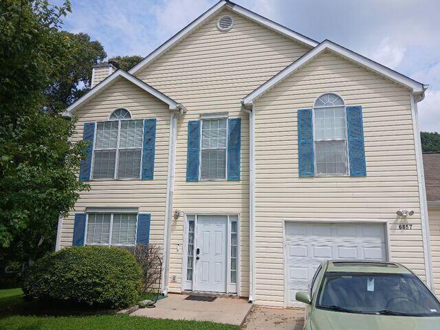 Previous gutters ready for repalcement