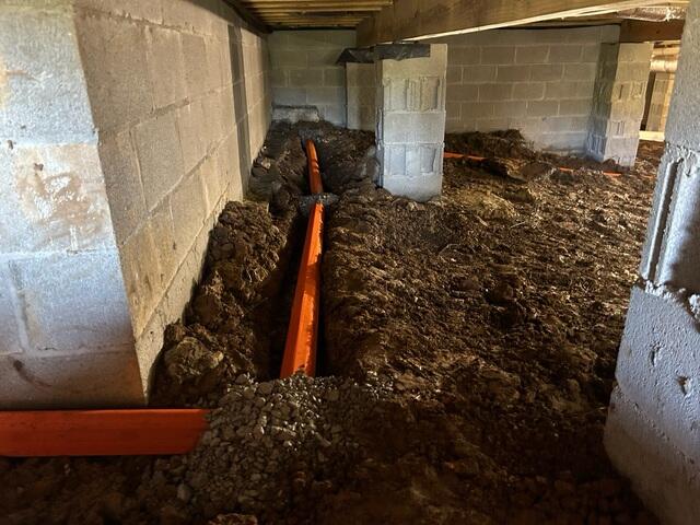 StarPipe Crawl Space Drainage System