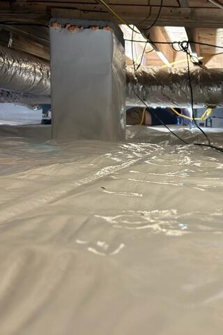 Piers Wrapped and Sealed