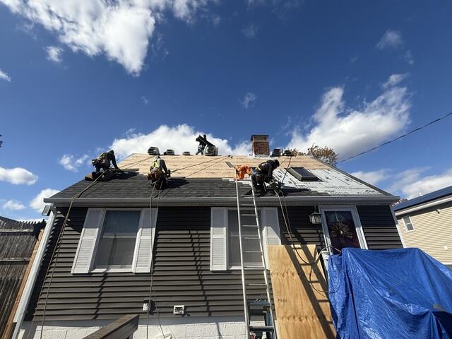 New Shingles Are Installed
