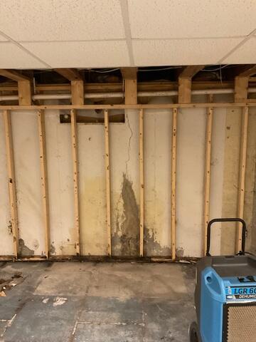 Leaky Foundation Wall Crack