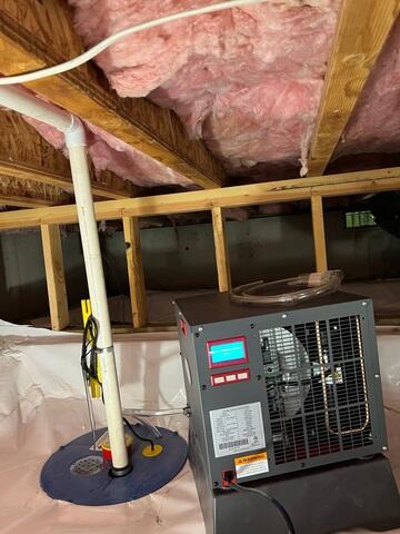 After Installation - The SuperSump And SaniDry Sedona