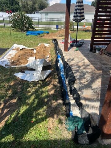 French Drain Installation