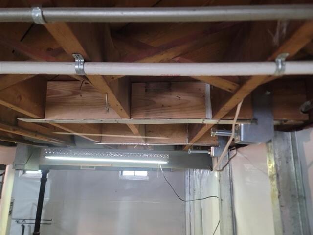 PowerBraces Installed Against the Shifting Wall