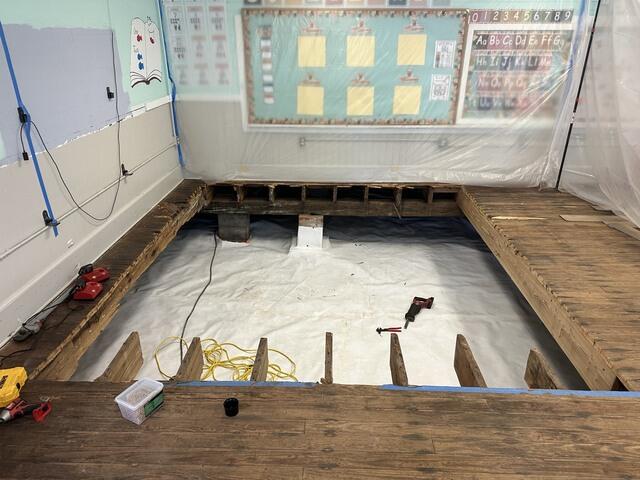 Repairing a School in Saint Marks, FL