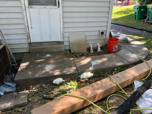 During PolyLevel Foam Injections