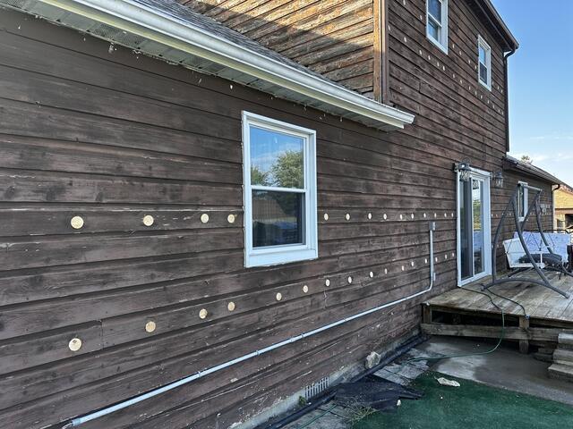 Wood Siding Insulated