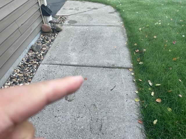 Before: Uneven Walkway with Trip Hazards