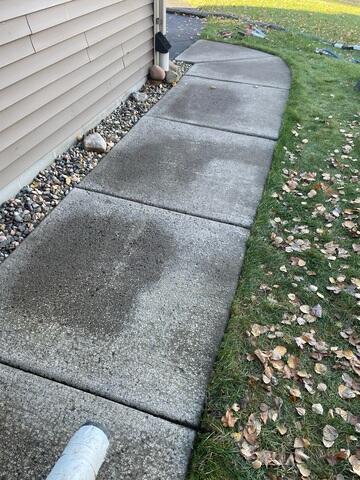 During: Leveling and Joint Sealing in Progress