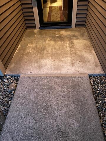 After: Entryway Restored and Protected