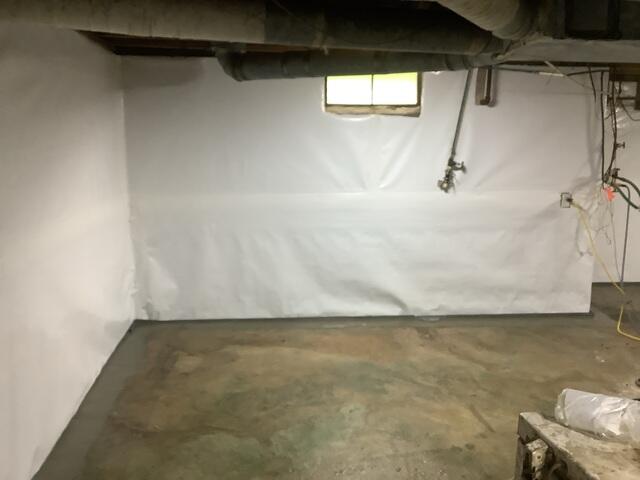 CleanSpace Basement Wall Encapsulation
