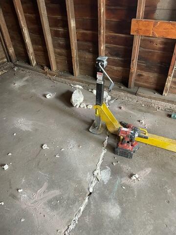 During: PolyLevel® Injection and Slab Lift