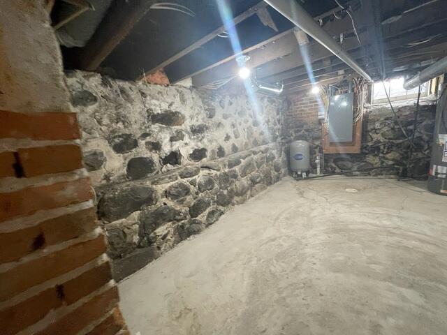 Before: Stone Foundation Basement