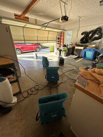 Water Mitigation with Drying Fans and Dehumidifiers