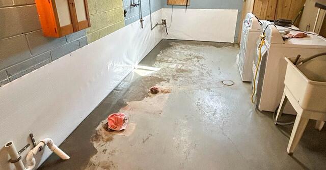 After Dubuque, IA Basement Waterproofing