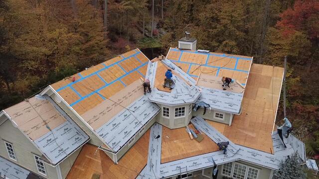 Underlayment Is Installed