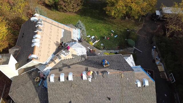 New Shingles Are Installed