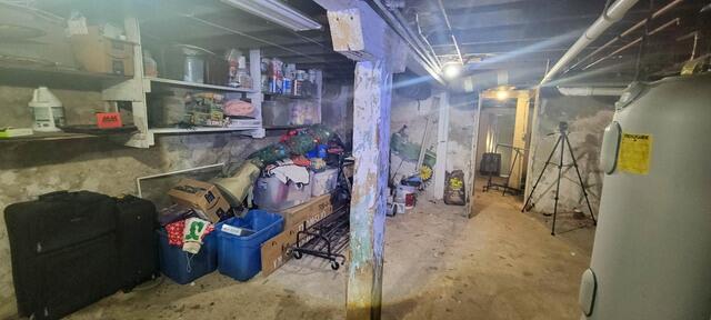 Before Wilton, IA Floor Stabilization