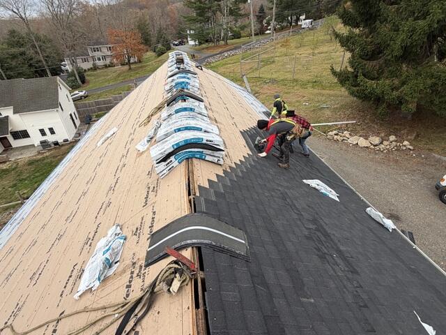 New Shingles Are Installed