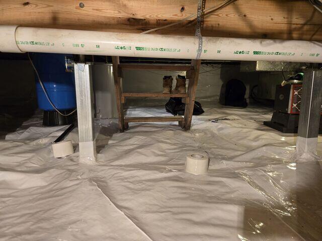 Crawl Space Support Posts in Bellbrook, OH