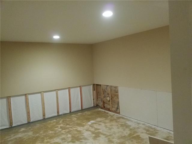 Basement Wall Panel Installation