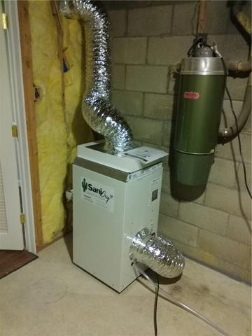 SaniDry Stand Up Dehumidifier