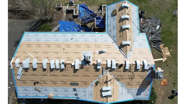 Underlayment is Completed and Drip Edge Is Installed