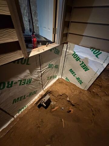 Pier Brackets Installed