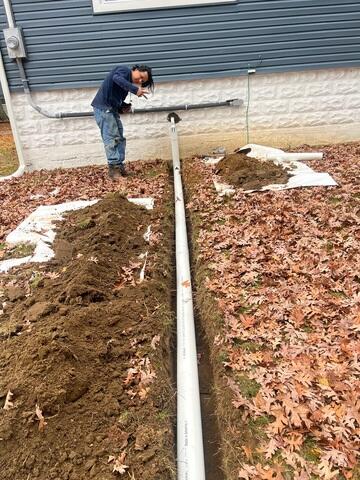 Discharge Line Installation