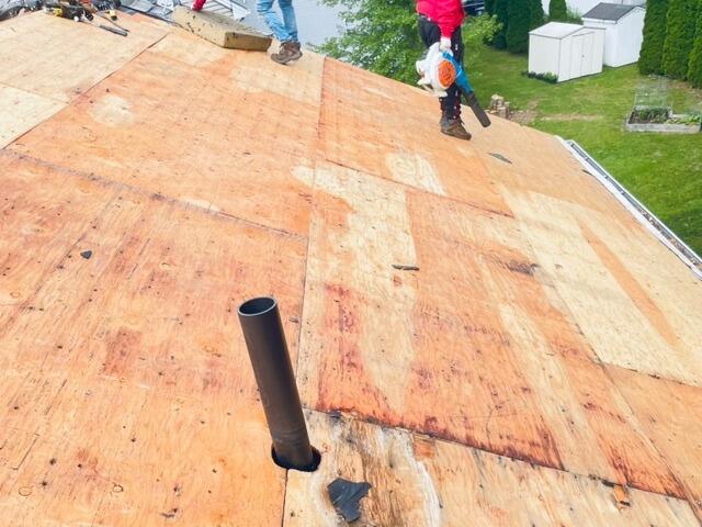 The Sheathing Is Examined