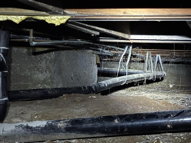 Crawlspace Conditions Before CleanSpace Installation - San Diego, CA