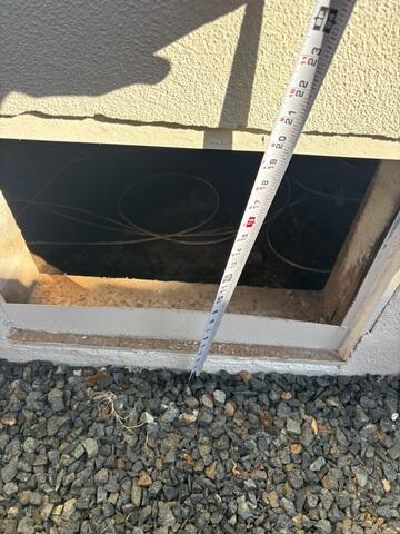 Measuring Crawlspace Access Before Encapsulation - San Diego, CA